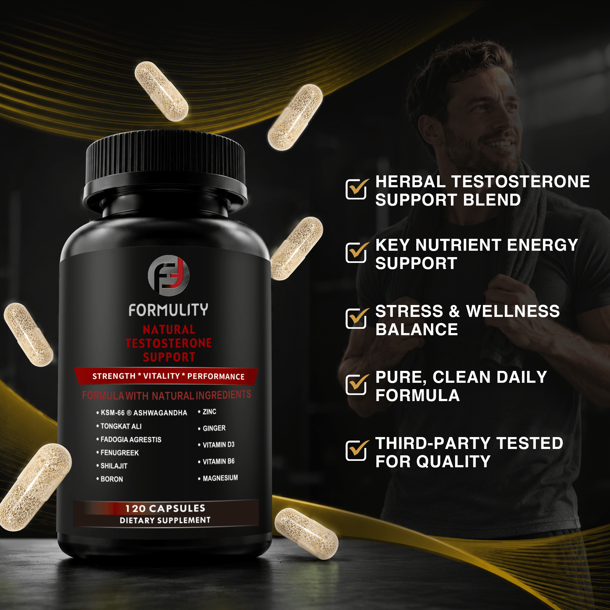 Man Metrics - Formulity Natural Testosterone Support